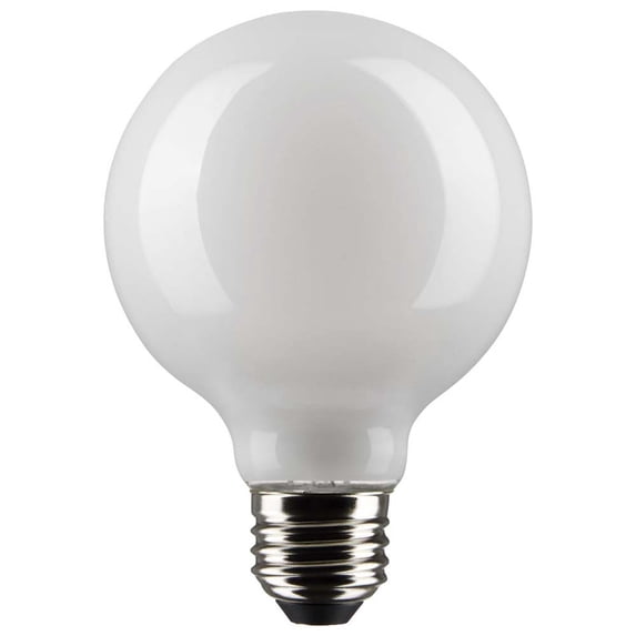 2Pk - Satco 6w G25 Globe Filament LED 2700K Medium Base Dimmable - 60w equiv