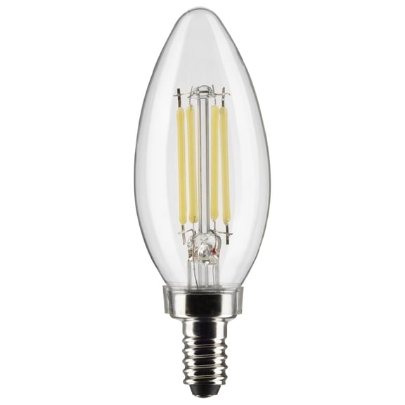 5.5 Watt B11 LED - Clear - Candelabra base - 90 CRI - 2700K - 120 Volt - 6-Pack