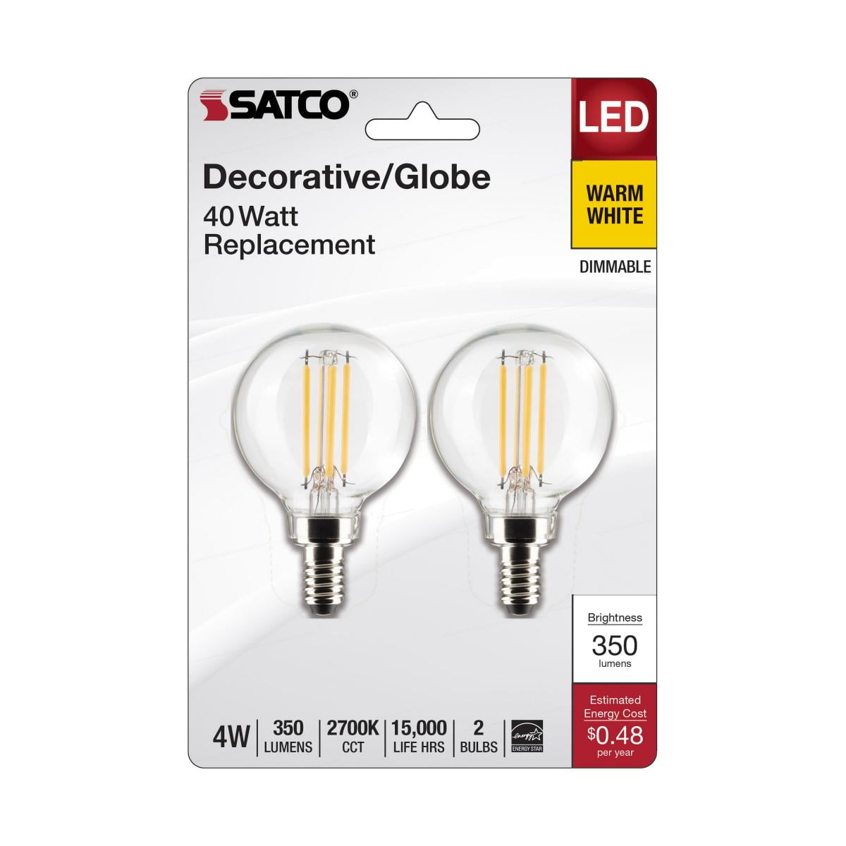 Satco 150-Watt T4.5 Halogen Light Bulb | DC Bayonet Base Clear Bulb | 120V 2700 Lumens Replacement