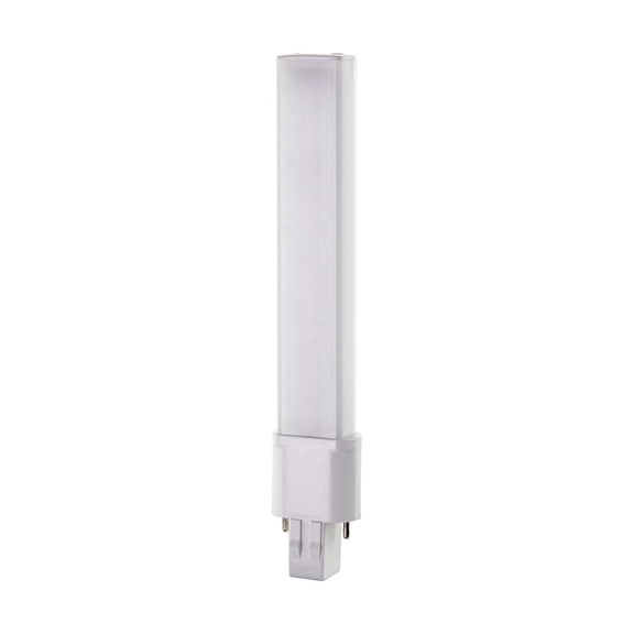 6W LED PL 2-PIN - 4000K - 600 Lumens - GX23 base - 360 deg. Beam Angle - 120-227V - Type B - Ballast Bypass - 10-Pack