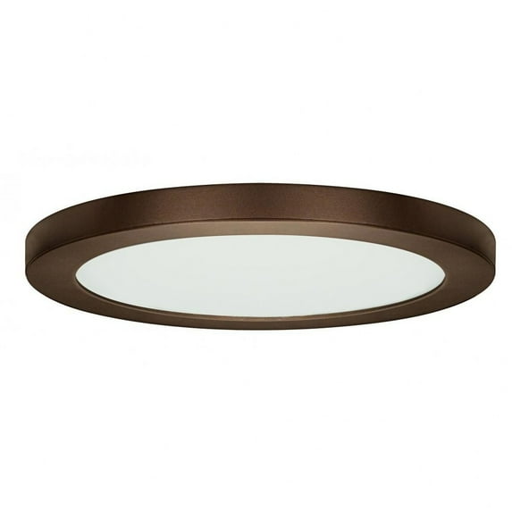 13 Inch 25W Led Round Flush Mount-Brushed Nickel Finish-3000 Color Temperature Satco S29652
