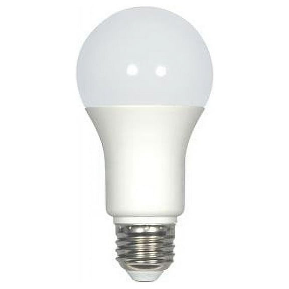 Satco 6 watt; A19 LED; 3000K; Medium base; 220' beam spread; 120 volts