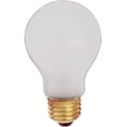 thumbnail image 1 of Satco S3929 100 Watt 960 Lumens A19 Incandescent Rough Service Shatterproof Light Bulb, 2-Pack, 1 of 2