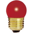 thumbnail image 1 of Satco S4511 120V 1/Card Medium Base 7.5-Watt S11 Incandescent Lamp, Ceramic Red, 1 of 1