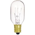 thumbnail image 1 of Satco S4718 130V Candelabra Base 15-Watt T7 Light Bulb, Clear, 1 of 1
