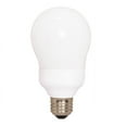 thumbnail image 1 of Satco S7287 11W A-Shape Screw-In 2700K fluorescent bulb, 1 of 3