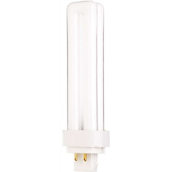 Satco S8334 75-Watt Equivalent T4 G24q-2 Base Dual Tube CFL Light Bulb in Warm White