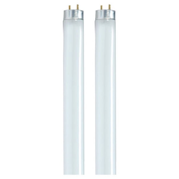 Satco S8478 - 32 watt; T8; Fluorescent; 3500K Neutral White; 85 CRI; Medium Bi Pin base; 2-Pack