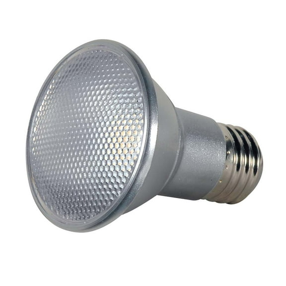 Satco 7w PAR20 LED 470Lm 4000K Cool White Flood 40 deg. Dimmable Bulb
