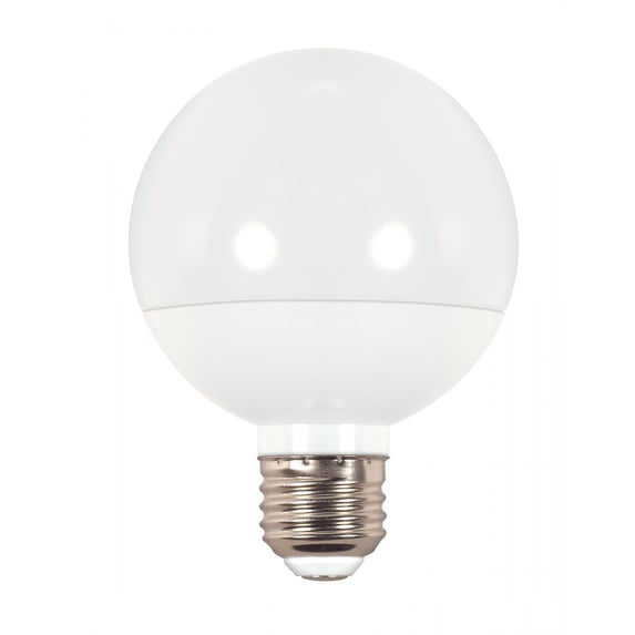 6W - G25 Globe LED - 2700K - Medium base - 120V - 6 Pack