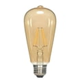 thumbnail image 1 of 2.5W ST19 LED - Transparent Amber - Medium base - 2000K - 220 Lumens - 120V - 6-PACK, 1 of 2