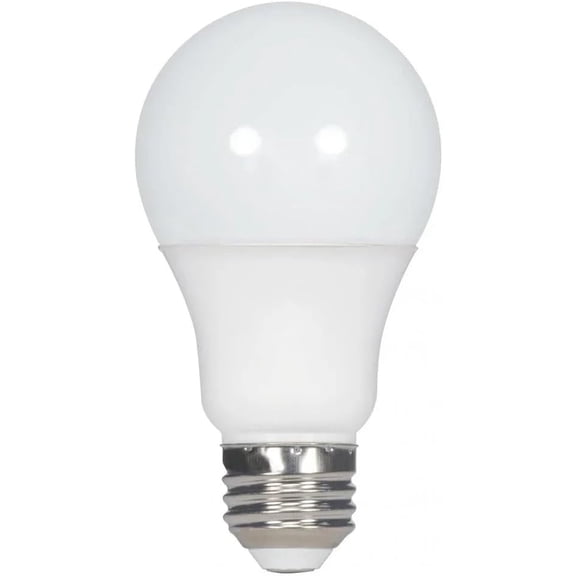 Satco S9703 A19 LED Light Bulbs 10W 120V 90CRI 2700K E26 Medium Base Dimmable (6 Pack)