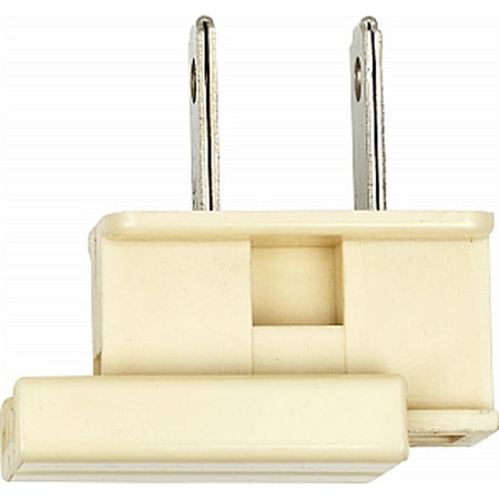 Satco Slide Plug-Polarized 18/2-SPT-2 8A-125V Ivory