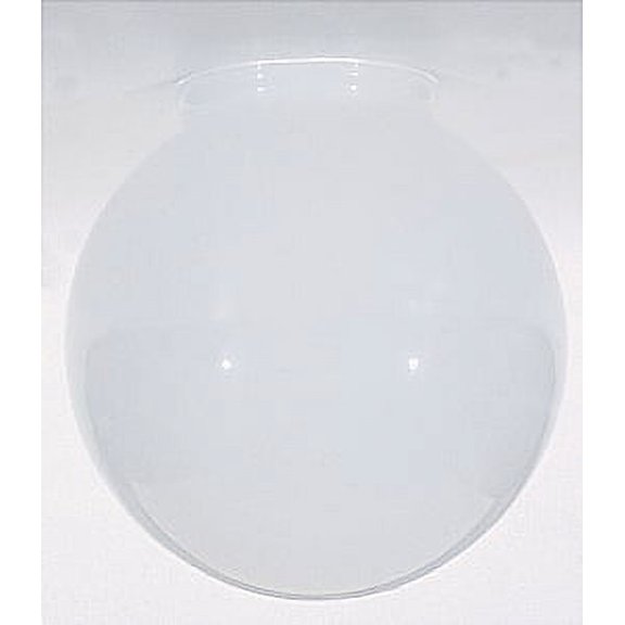 Satco Sprayed Glossy White Ball Shade Diameter 6in Fitter 3-1/4in