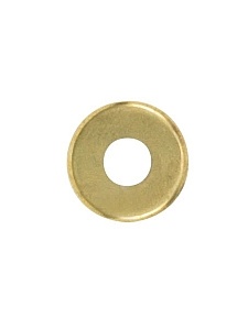 Large Check Rings Satco Steel Check Ring Curled Edge 1/8 IP Slip Brass Plated 1-1/8in ...