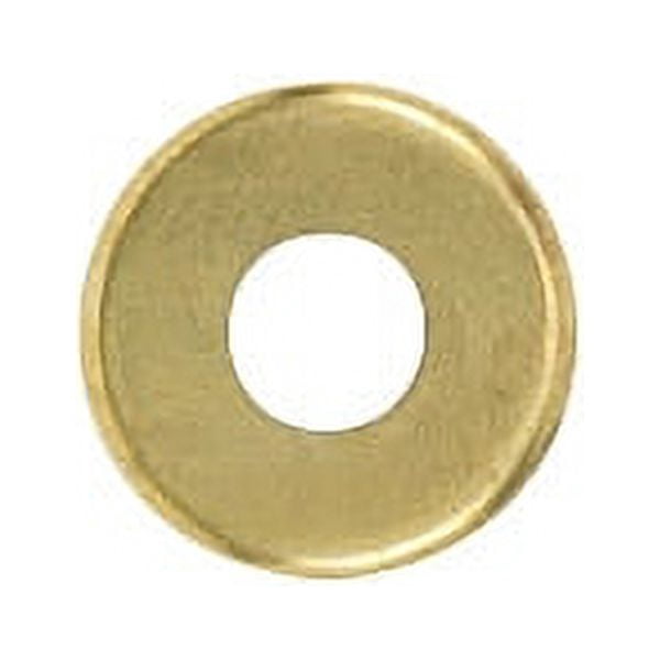 Satco Steel Check Ring Curled Edge 1/8 IP Slip Brass Plated 5/8in ...