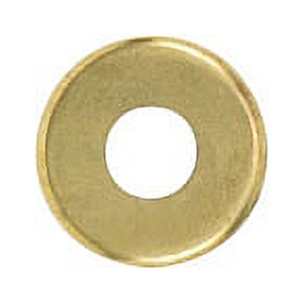 Satco Steel Check Ring Straight Edge 1/8 IP Slip Brass Plated 1-1/2in ...