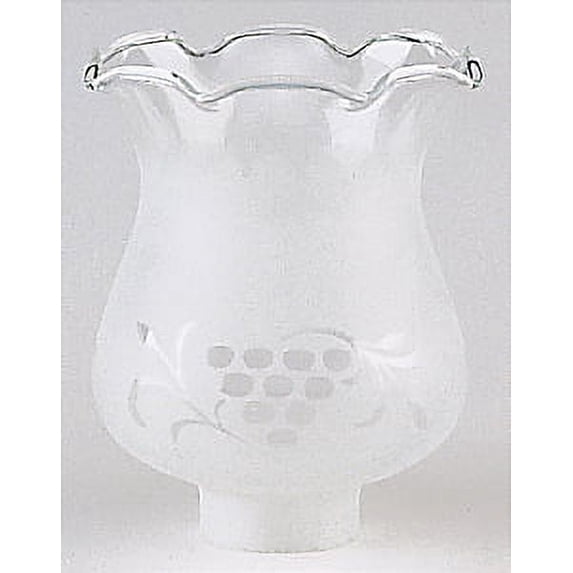 Satco Tall Glass Grape Shade Diameter 4-3/8in Fitter 1-5/8in Ht 5in