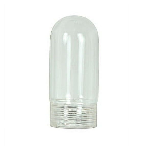 Satco Tubular Clear Glass with Threads