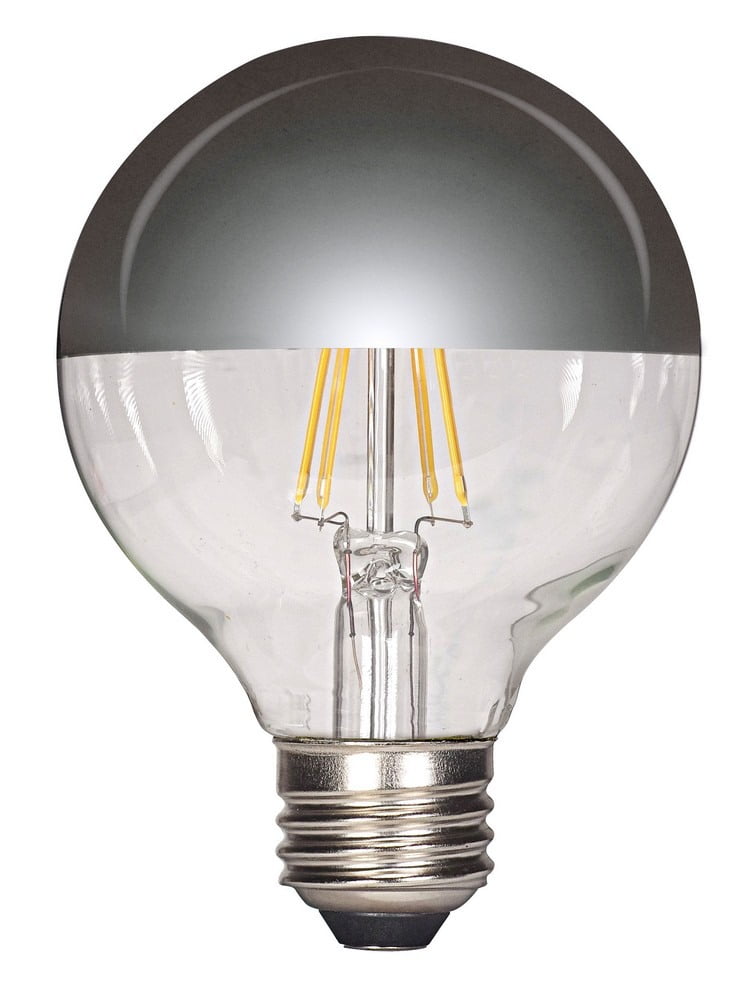 Silver Crown G25 Dimmable Clear LED Edison Bulb