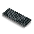 thumbnail image 1 of Satechi SM1 75% Mechanical Keyboard for Mac and Windows - LED Backlit, Bluetooth & 2.4GHz, 84 Keys Compact Wireless, USB-C Rechargeable - Dark Gray/Gray, 1 of 10