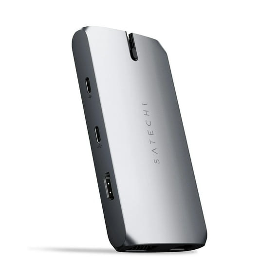 Satechi USB Type-C On-The-Go Multi-Port Adapter, Space Gray