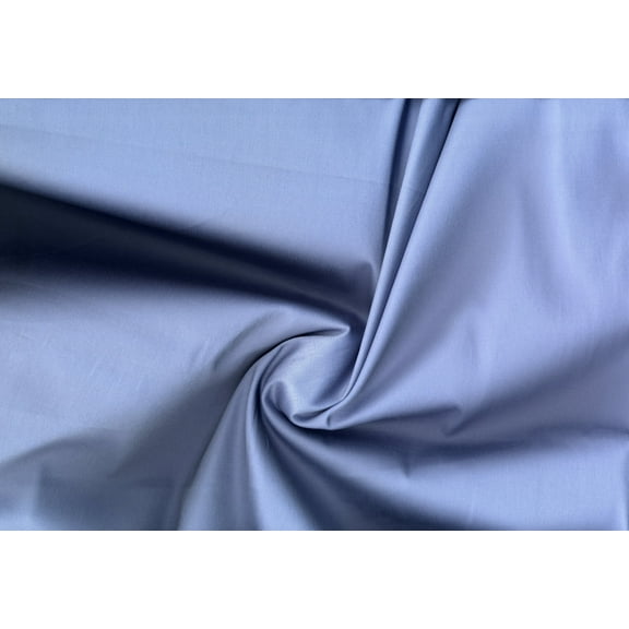 Sateen Cotton Stretch – Woven Spandex Fabric by the Yard Body: (CHAMBRAY, ByYard)