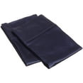 thumbnail image 1 of Sateen-Finish Cotton Pillowcase Set - Standard Size, Navy Blue, 1 of 5