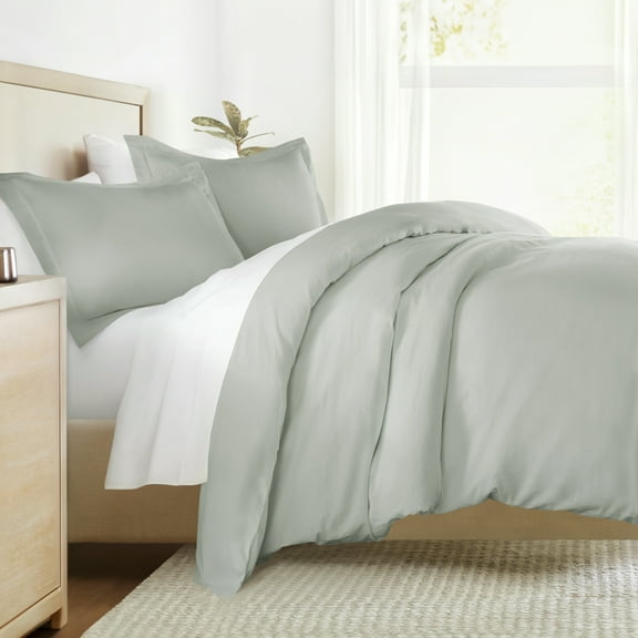 Sateen Long-Staple Vintage-Washed Duvet Cover Set by Comfort Canopy