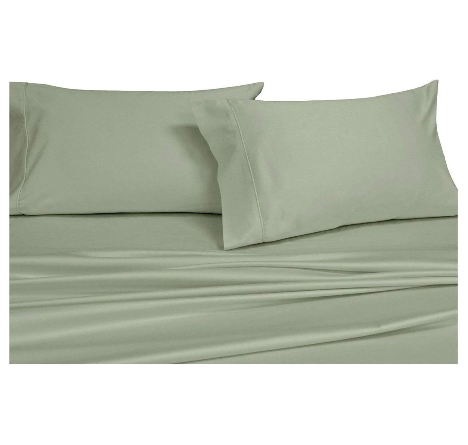Sateen Solid Sheets, 600ThreadCount, Super Deep 4PC Bed Sheet Set