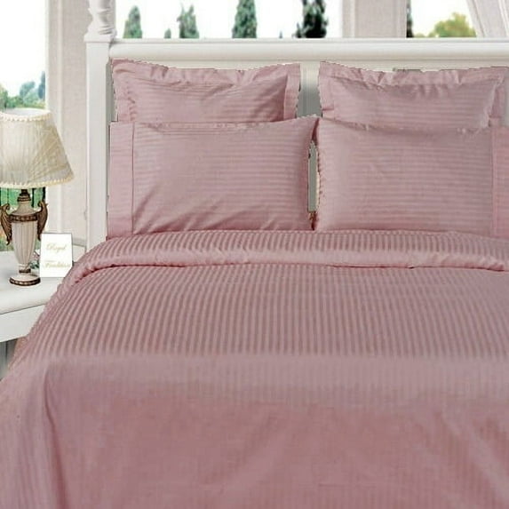 Sateen Stripe Super Soft 100% Microfiber Sheet Sets - Twin - Lilac