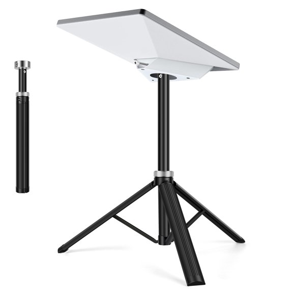 Satellite Dish Tripod with Adapter for Both New and Old Version Adjustable Tripod Mount Portable Stand Mounting Kit for Outdoor Camping RV