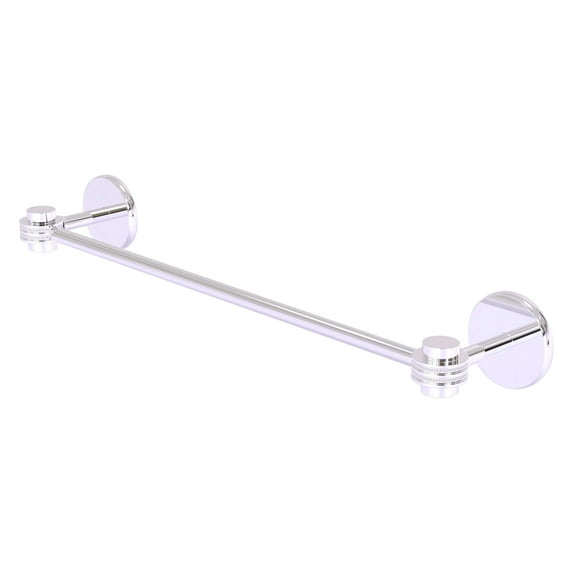 Satellite Orbit One Collection 36-in Towel Bar with Dotted Accents in Polished Chrome