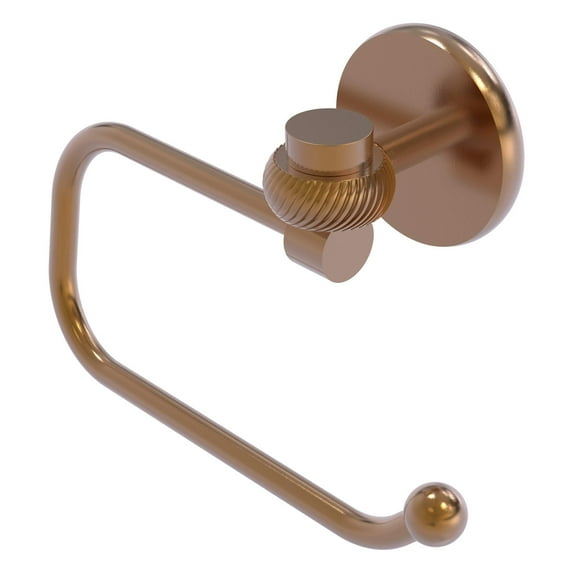 Satellite Orbit One Collection Euro Style Toilet Tissue Holder - Brushed Bronze / Twisted