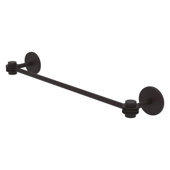 Satellite Orbit One Collection Towel Bar with Dotted Accents - Oil Rubbed Bronze / 36 Inch