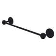 thumbnail image 1 of Satellite Orbit One Collection Towel Bar with Grooved Accents - Matte Black / 30 Inch, 1 of 10