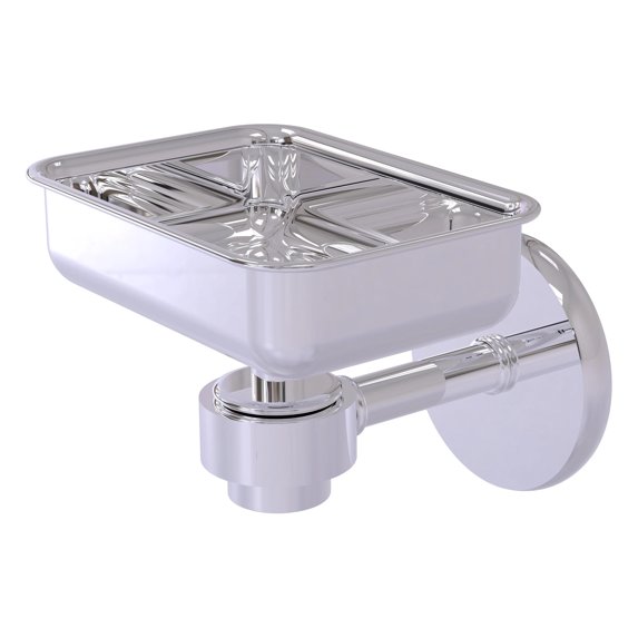 Satellite Orbit One Collection Wall Mounted Soap Dish - Polished Chrome / Smooth