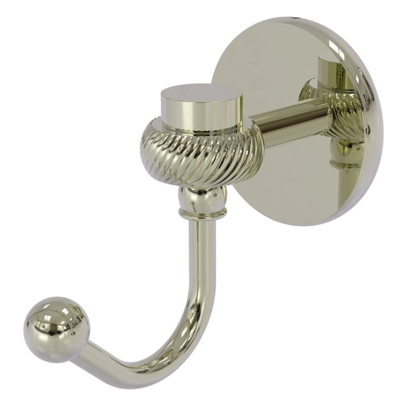 Satellite Orbit One Robe Hook (Build to Order) in Polished Nickel
