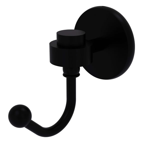 Satellite Orbit One Robe Hook in Matte Black
