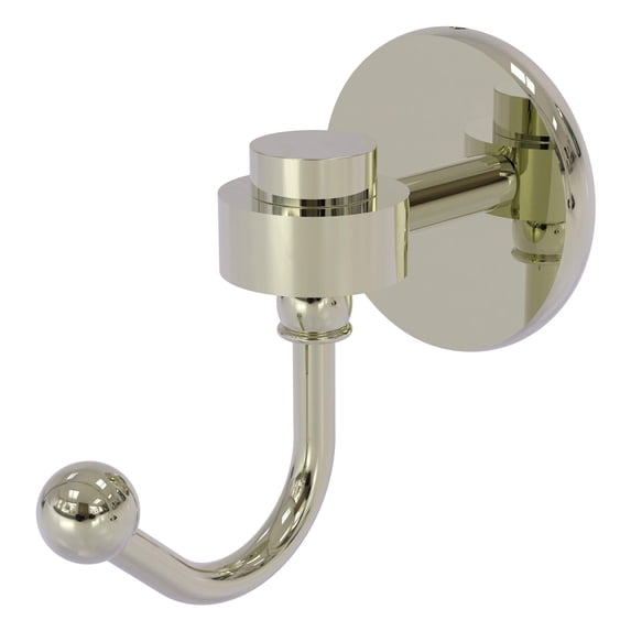 Satellite Orbit One Robe Hook in Polished Nickel