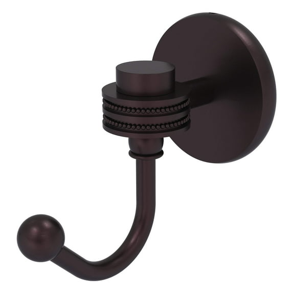Satellite Orbit One Robe Hook with Dotted Accents (Build to Order)