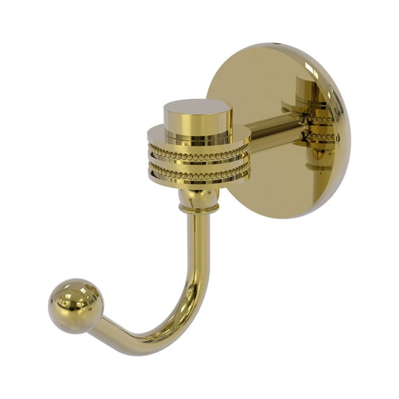 Satellite Orbit One Robe Hook with Dotted Accents