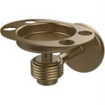 thumbnail image 1 of Satellite Orbit One Tumbler and Toothbrush Holder with Groovy Accents in Brushed Bronze, 1 of 2