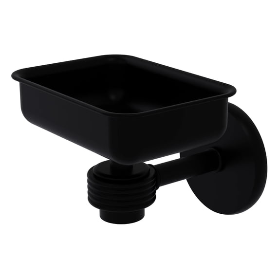 Satellite Orbit One Wall Mounted Soap Dish with Groovy Accents
