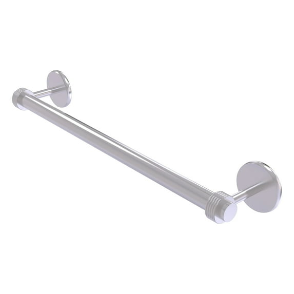 Satellite Orbit Two Collection 36-in Towel Bar with Groovy Detail in Satin Chrome
