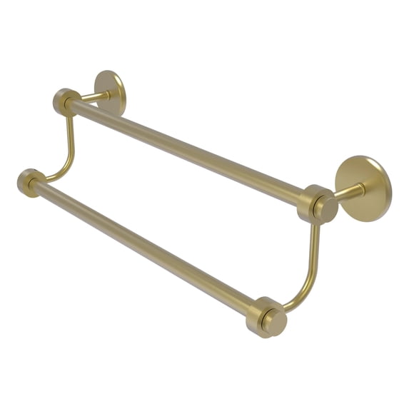 7272/24-SBR 24 Inch Double Towel Bar, Satin Brass