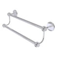 thumbnail image 1 of Satellite Orbit Two Collection Double Towel Bar with Twisted Accents - Polished Chrome / 18 Inch, 1 of 9