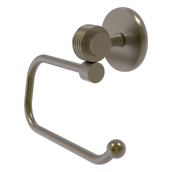 Satellite Orbit Two Collection Euro Style Toilet Tissue Holder - Antique Brass / Grooved