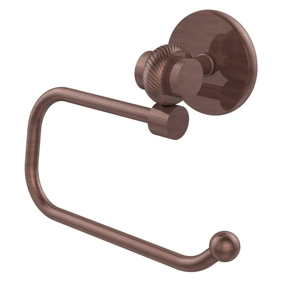 Satellite Orbit Two Collection Euro Style Toilet Tissue Holder - Antique Copper / Twisted