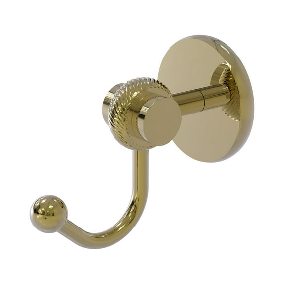 Satellite Orbit Two Collection Robe Hook with Twisted Accents